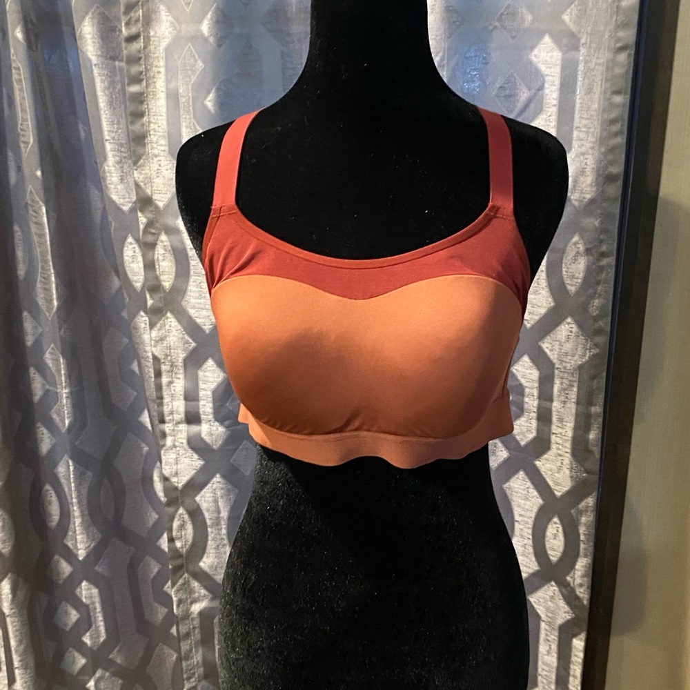 Women's Brooks Orange Sports Bra Size 34C